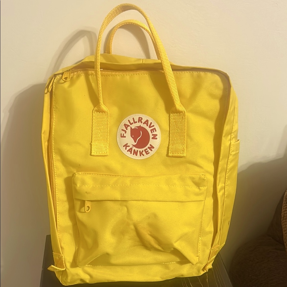 Fjällräven Kånken Yellow Backpack